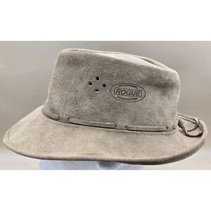 The Original Rouge Handcrafted Large Hat Safari Australian Suede Leather